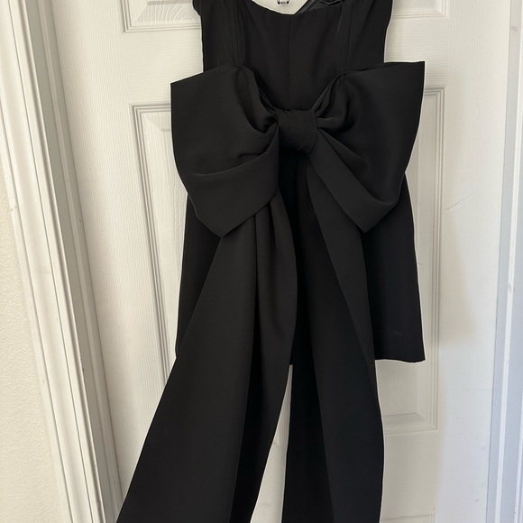 Meshki Meredith Strapless Bow Mini Dress - Black Size Small - SOLD OUT ONLINE - Picture 3 of 6